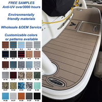 Revêtement de pont de bateau en mousse EVA personnalisé, feuille de teck en mousse EVA, plancher antidérapant en vinyle pour yacht et planches de surf, 6 mm XYF Marine