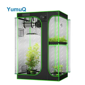 Yumuq 2-In-1 Grow Tent Kit Waterdicht Intelligent Systeem Compleet Hydrocultuur Plantengroei Fabrikanten