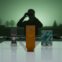 Micro OLED MIPI UXGA 0,5 pouces 1600x1200 4:3 avec carte de commande et mode DP Alt pour VR/AR, vision nocturne/imagerie thermique
