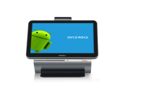 Dispositivo POS de Doble Pantalla ZHONGJI AO9 con Sistema Operativo Android, Garantía de 2 Años, WiFi, Almacenamiento de 128/256 GB, RAM de 8/16 GB, Construcción de Metal/Silicona