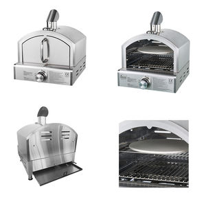 Horno de gas de pizza de estilo moderno Parrilla de barbacoa de 16 pulgadas Horno de pizza de gas al aire libre Construido en islas Parrilla de barbacoa de gas con CE - Product Image 2