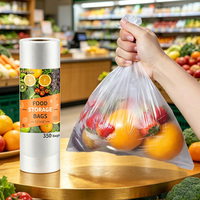 Op maat gemaakte transparante plastic zakken voor vers fruit, op maat gemaakte voedselverpakkingszakken, rolfolie verpakkingen, groenteverpakkingszakken