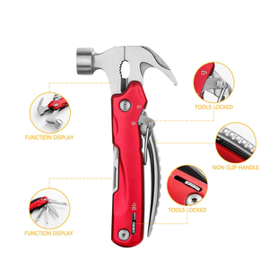 Marteau multifonctionnel de survie 12 en 1 pour <span class=keywords><strong>l</strong></span>'extérieur, accessoires et kit de survie portable, marteau à clous pour le camping et la randonnée - Product Image 3