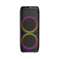 ZQS10209 Altavoz Portátil para Exteriores de Bajo Precio, Sistema de Sonido de 10 Pulgadas con Woofer de Rango Completo, LED RGB, 50W, 4000mAh, para Computadora y Teléfono Móvil