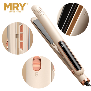 Lisseur de cheveux professionnel MRY à chauffage rapide en PBT, pour boucles en laine, avec chauffage PTC, fer à lisser 2-en-1, machine coiffante - Product Image 4
