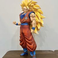 Figurine de collection Dragon Ball Z Super Saiyan 3 Son Goku 54 cm JT-025 en PVC, modèle de jouet, poupée, figurine, ornement