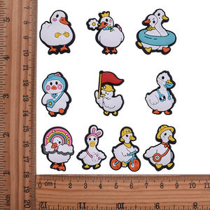 Accesorios para Zapatos de PVC con Diseño de Pato de Dibujos Animados, Hebilla Desmontable, Adornos DIY, Unisex, <span class=keywords><strong>Xiami</strong></span> XH-732 - Product Image 2