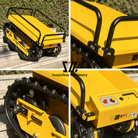 Châssis à chenilles en caoutchouc de 500 kg pour le transport, châssis de robot à chenilles en caoutchouc