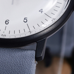 Venta al por mayor de lujo de cuarzo Montre Cuir Femme reloj de negocios luminoso calendario <span class=keywords><strong>dorado</strong></span> 5ATM impermeable cuero cristal - Product Image 2