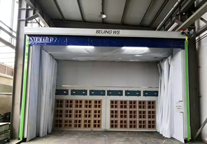 <span class=keywords><strong>Cabine</strong></span> <span class=keywords><strong>de</strong></span> <span class=keywords><strong>peinture</strong></span> télescopique pour préparation et suivi <span class=keywords><strong>de</strong></span> la <span class=keywords><strong>peinture</strong></span>, puissance 14 kW, tension 380 V, avec pré-filtre et pulvérisation au plafond - Product Image 5