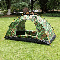 Tente de camping automatique à dôme portable pour 1 à 2 personnes, imperméable, ultralégère, quatre saisons, une chambre, personnalisée pour l'extérieur