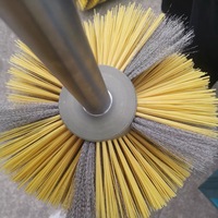 Brosse à rouleaux électrique industrielle en nylon pour le nettoyage du ciment, des mines de charbon, des usines de sable, brosse industrielle