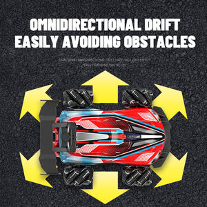 Juguetes para Niños, Coche <span class=keywords><strong>de</strong></span> Control Remoto Recargable con Rotación <span class=keywords><strong>de</strong></span> 360 Grados, 2.4g, Coche <span class=keywords><strong>de</strong></span> Acrobacias Rc <span class=keywords><strong>de</strong></span> Doble Cara <span class=keywords><strong>de</strong></span> Alta Calidad - Product Image 2