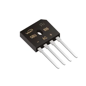 Rectifier Component GBU806 8A 600V AC To DC GBU Package SMD Bridge Rectifier Diode