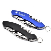 Couteau de poche multifonction Jiayang F55 7 en 1 en acier inoxydable avec manche en alliage d'aluminium pliable pour la randonnée et le camping en extérieur