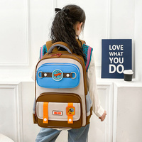 Mochila Escolar de Nailon Impermeable de Alta Densidad y Buena Calidad, Multifuncional, para Niños de Primaria, Protección para la Espalda, para Niños y Niñas, Uso Diario