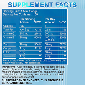 Lutéine et Zéaxanthine pour la Santé Oculaire et la Vision – Gélules de Vitamines A et E en Gros pour Distributeurs Américains et Keto ACV - Product Image 4