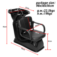 Aimeigao Cheveux Plastique Unité De Lavage Salon Meubles Shampooing Bol Lit Lavage Salon Shampooing Chaise