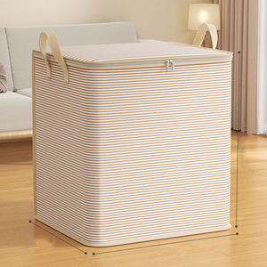Best Household 250L Large Capacity <b>Bedding</b> Storage Bag Quilt Storage Container Clothes Storage Bag Wardrobe Organizer Moving Bag - Product Image 5