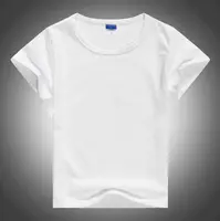 Transferencia térmica por sublimación, camiseta blanca modal en blanco, fabricantes al por mayor, camiseta para hombres y mujeres y niños