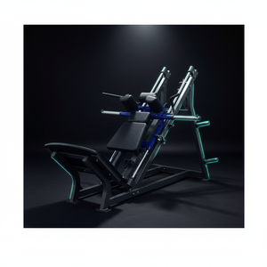 वाणिज्यिक काइशी HM-2046 दोहरी-फ़ंक्शन स्टेनलेस स्टील प्लेट लोड हैक स्क्वाट मशीन पैर सुरक्षा इनडोर आउटडोर जिम फिटनेस - Product Image 6