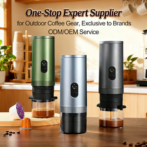 Machine à café à capsules électrique semi-automatique portable Kingze, <span class=keywords><strong>rechargeable</strong></span> par USB, 20 bars, pour les déplacements - Product Image 1