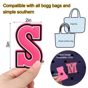 Accessoires décoratifs personnalisés en lettres de l'alphabet A-Z imprimées en 3D pour sacs et cabas de plage, pour la décoration du Nouvel An chinois et d'Halloween - Product Image 2