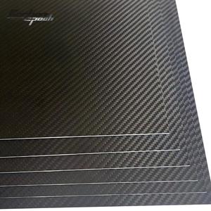 Plaque en fibre de carbone 3K à tissage uni, taille personnalisée OEM, 0,5 mm, brillante, haute résistance, pour la fabrication de cannes à pêche - Product Image 3