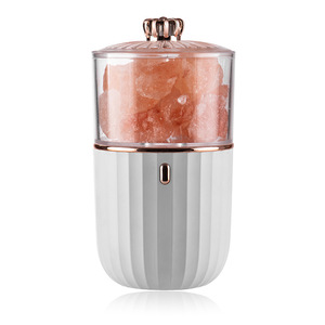 Essential <b>Oil</b> Aroma <b>Diffuser</b> With Himalayan Salt Crystal USB Humidifier Color Changing Night Light Fragrance Lamp - Product Image 1