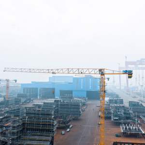 Vente flash : Grue à tour à plateau plat DAHAN QTZ125-6015-10 tonnes, portée du moteur 60 m, hauteur maximale 200 m, moment de levage 125 t.m, entièrement neuve à vendre - Product Image 2