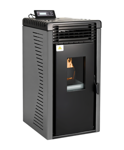 Poêle à granulés automatique PANSEE PD-80 8KW 89,5% haute efficacité, design moderne, acier, commande Wifi, style européen - Product Image 4