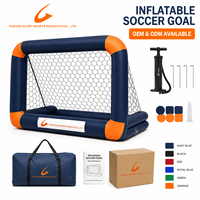 But de football gonflable portable, filet d'entraînement léger pour enfants, plage, jardin et jeux en plein air