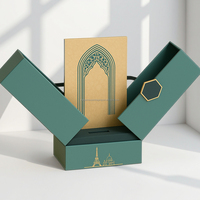 Emballage de boîte de parfum cosmétique en carton de luxe avec impression personnalisée, flacon de parfum en verre vide de 50 ml avec boîte, emballage magnétique