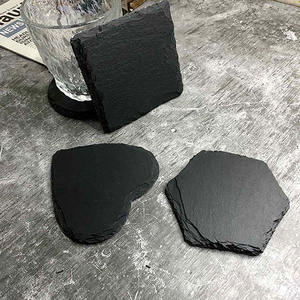 Étiquettes de plantes en ardoise signe de <span class=keywords><strong>jardin</strong></span> résistant aux intempéries 0.4-0.6cm d'épaisseur formes de cercle/coeur/rectangle pour légumes et fleurs - Product Image 6