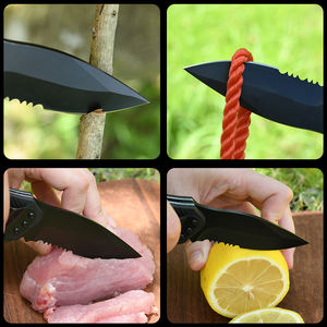 प्रीमियम हॉट सेलिंग ब्लैक केशव आउटडोर चाकू 1605 फोल्डिंग पॉकेट चाकू - Product Image 4