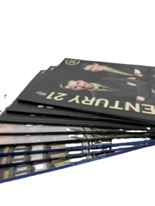 Chất lượng cao đầy đủ màu sắc bán buôn tùy chỉnh hoàn hảo ràng buộc bù đắp giấy thời trang bất động sản loạt Tạp Chí quảng cáo - Product Image 4