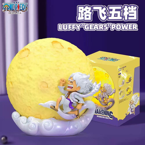 Figura de Acción Original de BANDAI al por Mayor, Anime One Piece, Gear 5, Nika Monkey D. Luffy, Luz Nocturna, Modelo de PVC de Usopp, Juguete Decorativo - Product Image 4