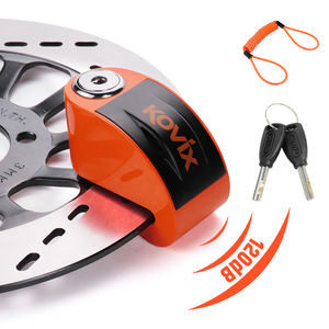 <span class=keywords><strong>KOVIX</strong></span> personalizado portátil impermeable 120 decibelios alarma disco bloqueo motocicleta antirrobo seguridad Acero inoxidable freno disco bloqueo - Product Image 1