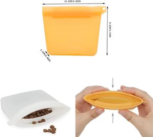 Custom Waterproof Portable Pet <b>Dog</b> Snack <b>Treat</b> <b>Training</b> <b>Bag</b> Food Grade Silicone Travel Reusable <b>Dog</b> <b>Treat</b> Pouch - Product Image 4