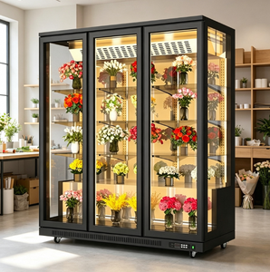 Vitrine Réfrigérée Professionnelle Plein Écran pour Fleurs, Sans Givre, Refroidissement par Air, Haute Définition, pour Fleuriste, Usage Commercial - Product Image 3