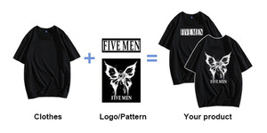 T-shirt YOUMI personalizzabile con <span class=keywords><strong>logo</strong></span>, 275gsm, 100% cotone, nera, girocollo, manica corta, da uomo, taglio squadrato, cropped, oversize, tinta unita, alta qualità - Product Image 5