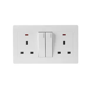 Buy Household High Quality Home British Wall Switch Mould Electrical Socket Outlet