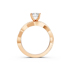 Anillo de Diamante Cultivado en Laboratorio, OEM ODM, Oro Personalizado de 14K/18K/22K, Anillo de Lujo para Mujer, Certificado de Diamante Cultivado en Laboratorio - Product Image 5