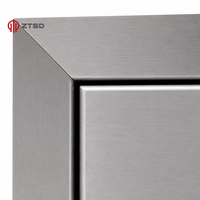 Boîtier de distribution encastré en acier inoxydable pour intérieur avec serrure à clé