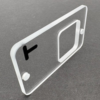 Panneau en verre Gorilla ultra-clair avec impression sérigraphique pour appareil électronique