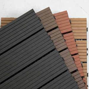 Carreaux de verrouillage piscine extérieure Wpc <span class=keywords><strong>terrasse</strong></span> de jardin antidérapante extérieure étanche - Product Image 4