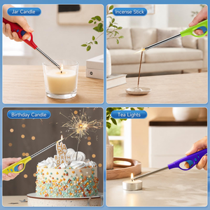 Open Flame Ignition Gun Electronic Igniter Gas Stove Natural Gas Kitchen Extended <b>Lighter</b> Candle Long Spout Ignition Rod - Product Image 5