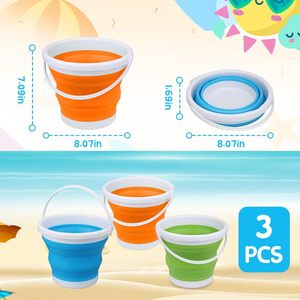 Cubo de Agua Plegable de 10L, Altamente Eficiente y Práctico, Ecológico, la Elección Ecológica para Escobas y Recogedores - Product Image 2
