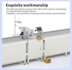 Máquina de Coser Industrial Automática de Cama Plana para Empalme de Tela de Toldo para Terraza Exterior con Motor de Puntada de Cadena - Product Image 2