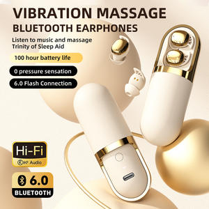 Vibrateur discret en forme d'écouteurs pour femmes, masseur vibrant sans fil mignon, stimulateur clitoridien portable, jouet pour adultes, vente en gros - Product Image 3